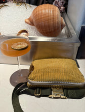 THE Concert Bag / chartreuse velvet or corduroy