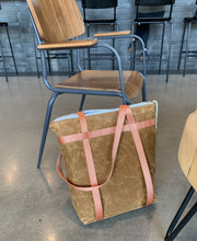 waxed canvas totepack: convertible tote/backpack