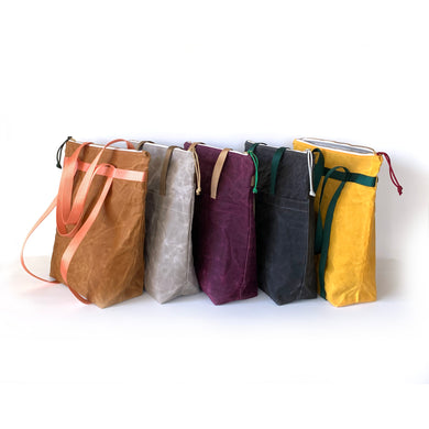 waxed canvas totepack: convertible tote/backpack