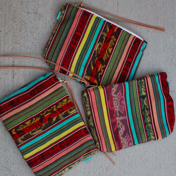 guatemalan woven clutch