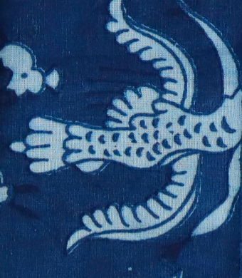 block print wanderer wrap