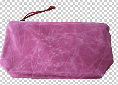 waxed canvas cosmetic bag - large