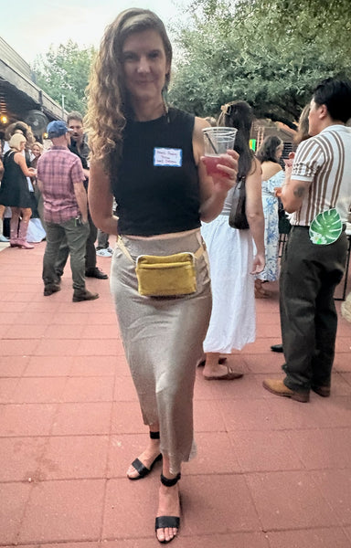 concert bag - velvet or corduroy