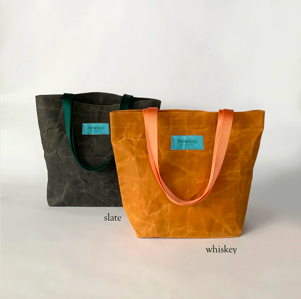 waxed canvas basic tote