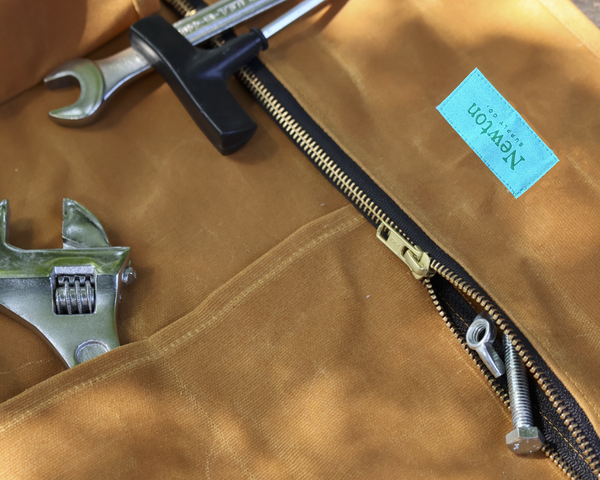 waxed canvas tool roll