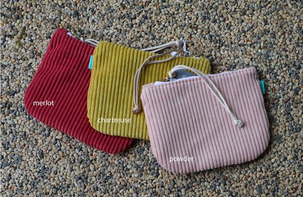 **Sample Sale** corduroy clutch
