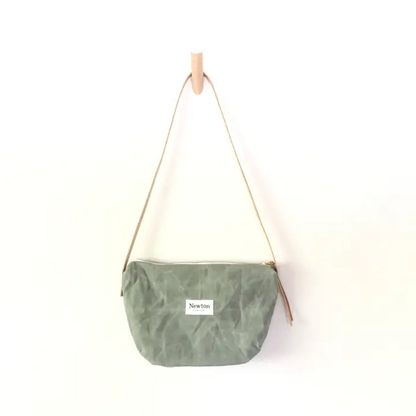 waxed canvas crossbody bag