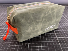 waxed canvas dopp kit