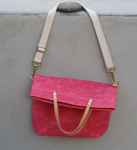 waxed canvas field bag