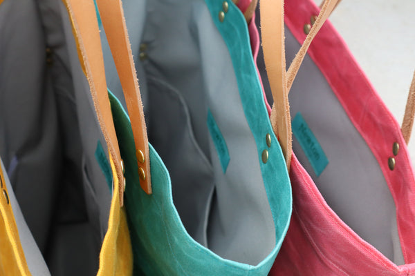 waxed canvas field bag