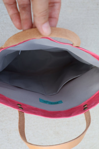 waxed canvas field bag