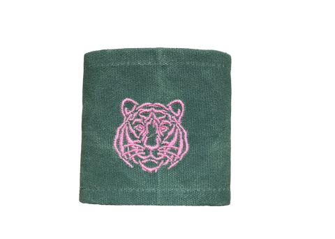 waxed canvas koozie