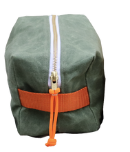 waxed canvas dopp kit