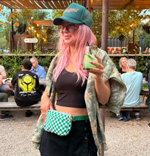 The Concert Bag in Checkered Canvas
