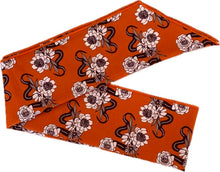 Block Print Headband: Snakes and Flowers
