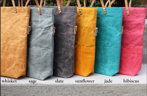 waxed canvas field bag