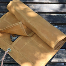 waxed canvas tool roll