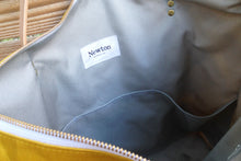 waxed canvas zip tote