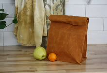 waxed canvas lunch bag