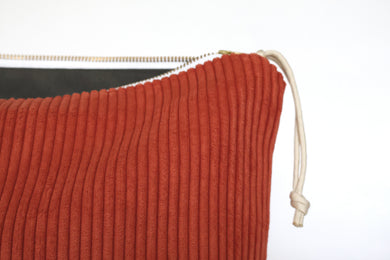 corduroy cosmetic pouch