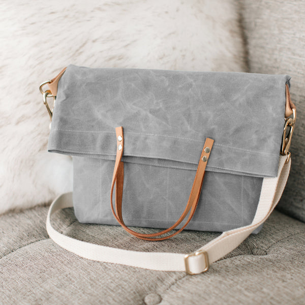 waxed canvas field bag