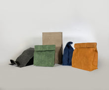 waxed canvas lunch bag