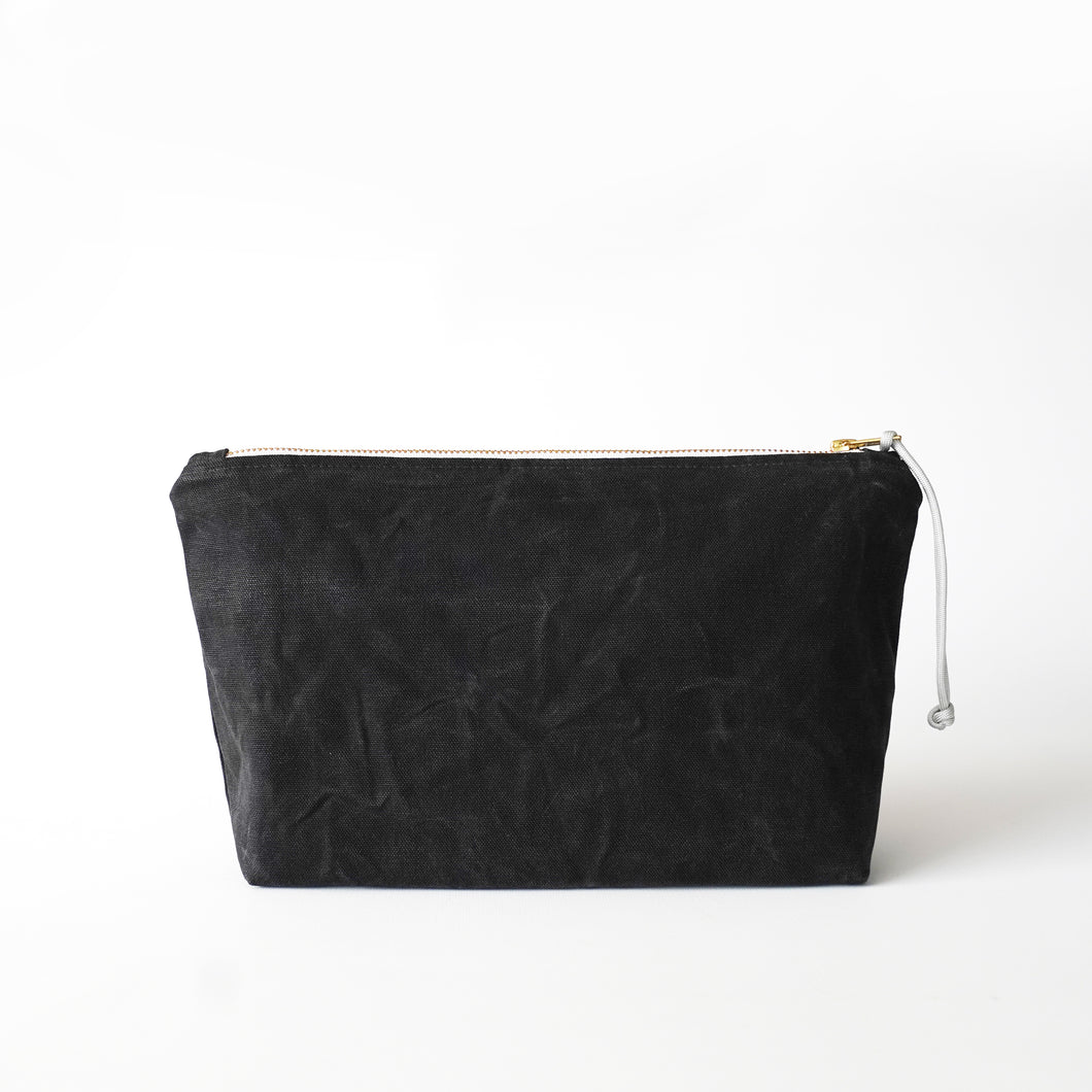 waxed canvas cosmetic pouch – Newton Supply Co