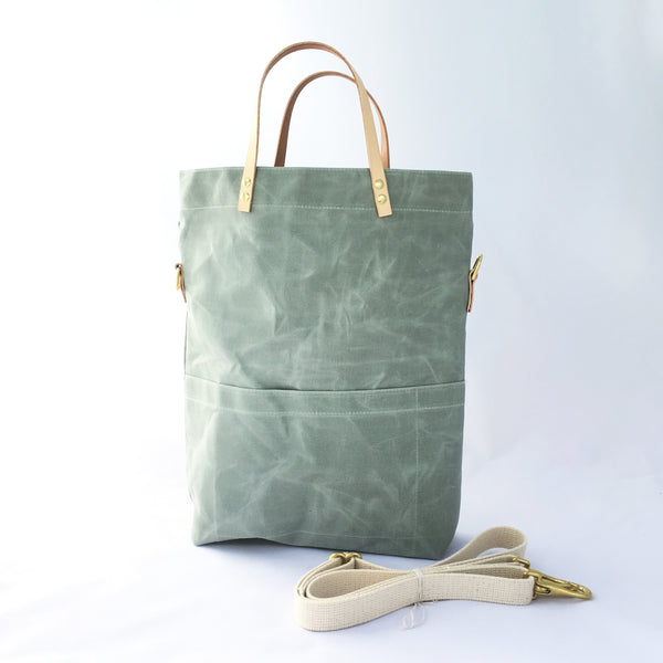 waxed canvas field bag