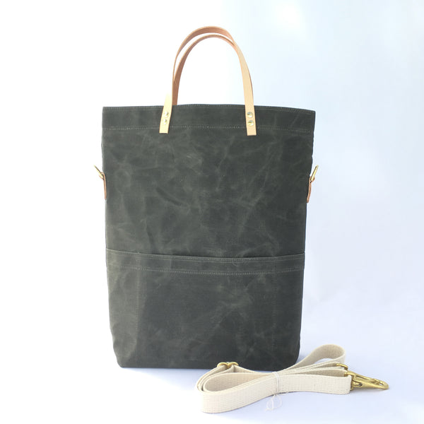 waxed canvas field bag